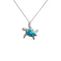 Opal Turtle Necklace