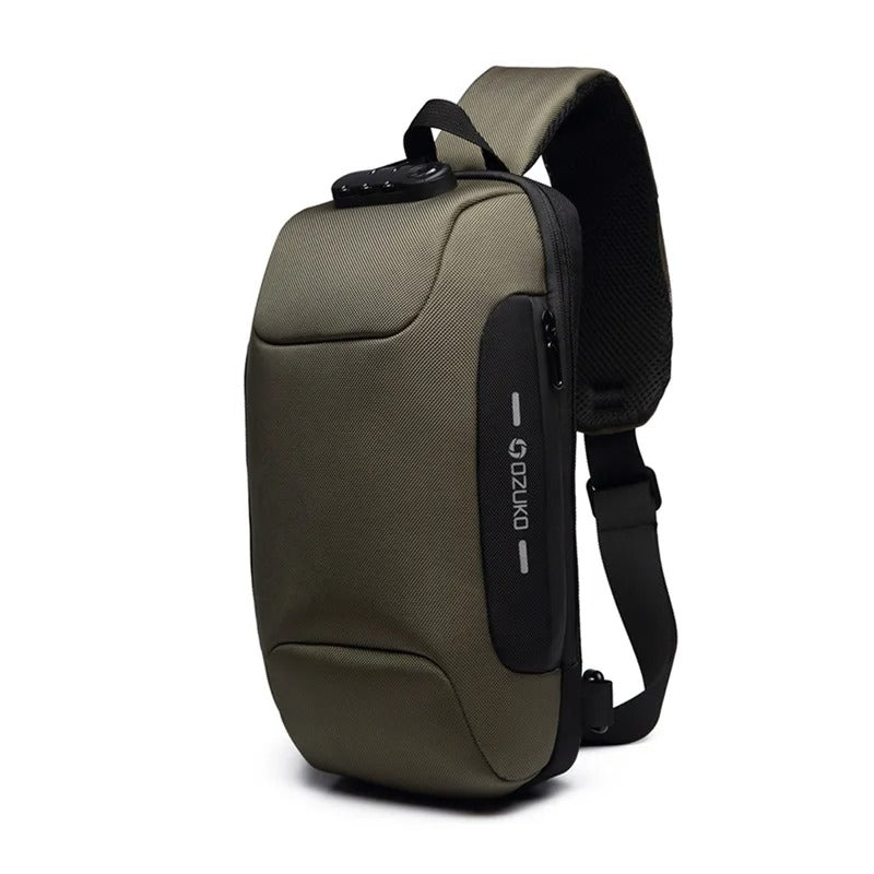 Nomova™ TrekSafe – Anti-Theft Charging Crossbody Bag