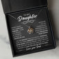 To My Daughter - Crown Pendant Necklace - Daughter Birthday, Gift from Dad, Dad to Daughter gift, Daughter Father Gift, Gift for her