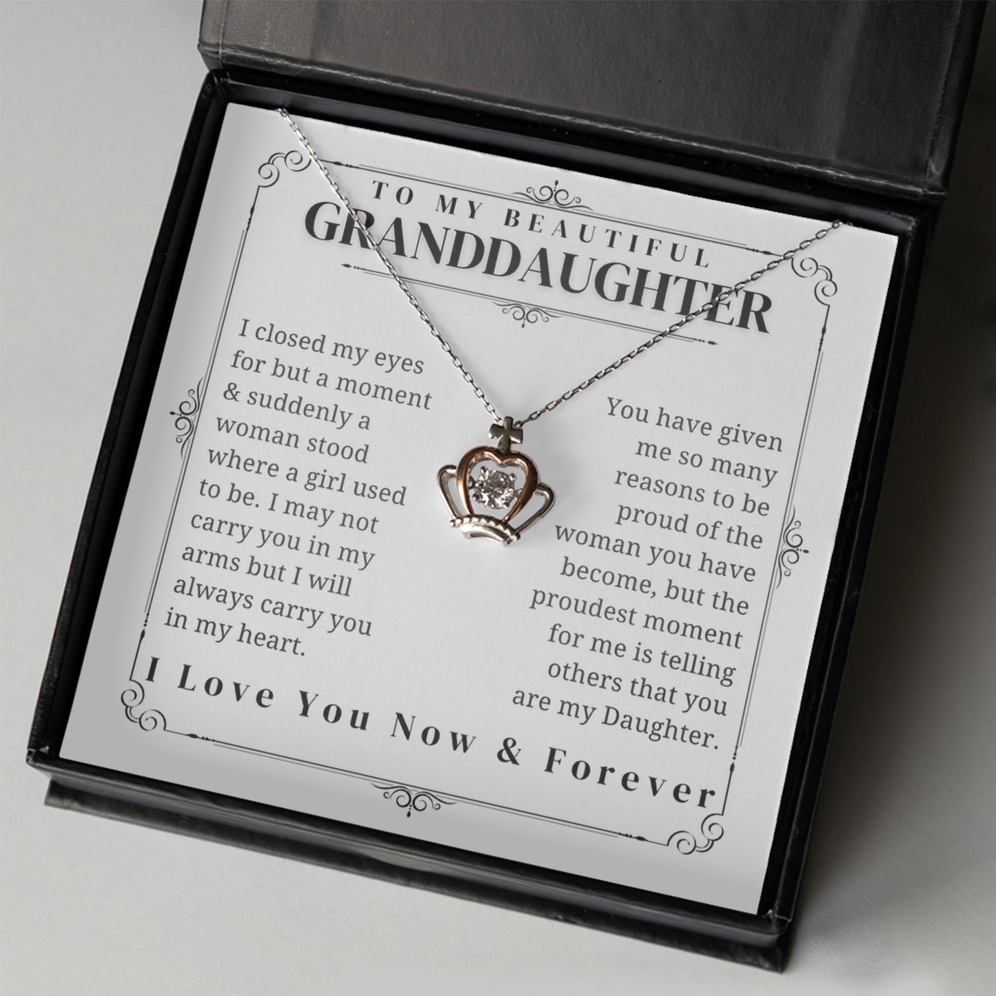 Crown Pendant Necklace