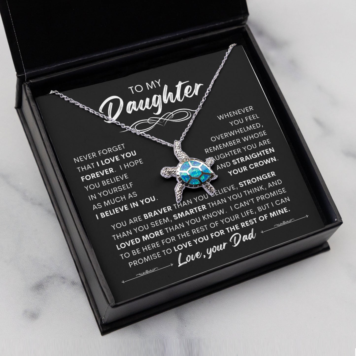 Opal Turtle Necklace