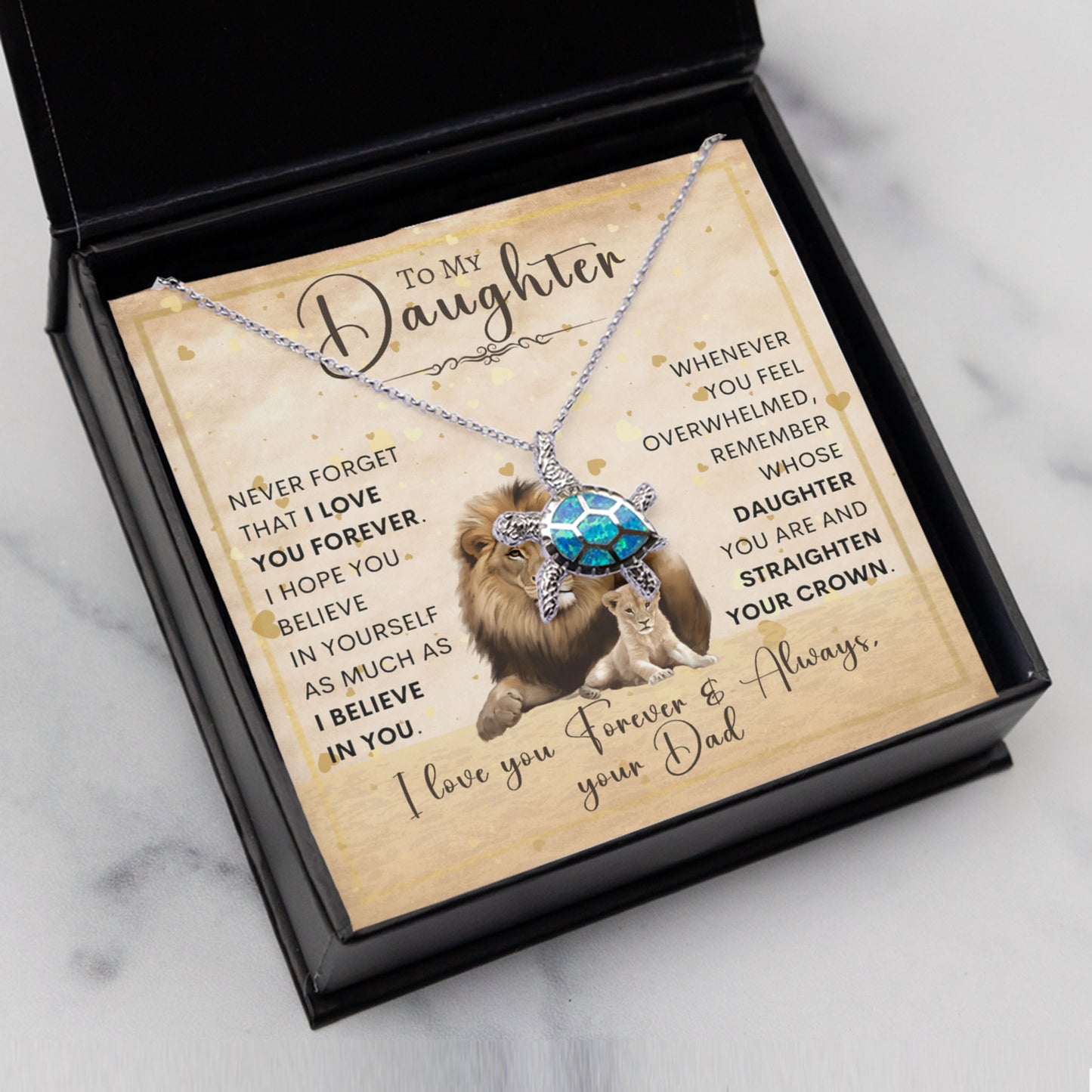 Opal Turtle Necklace
