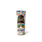 Proud Autism Mom Skinny Steel Tumbler with Straw, 20oz