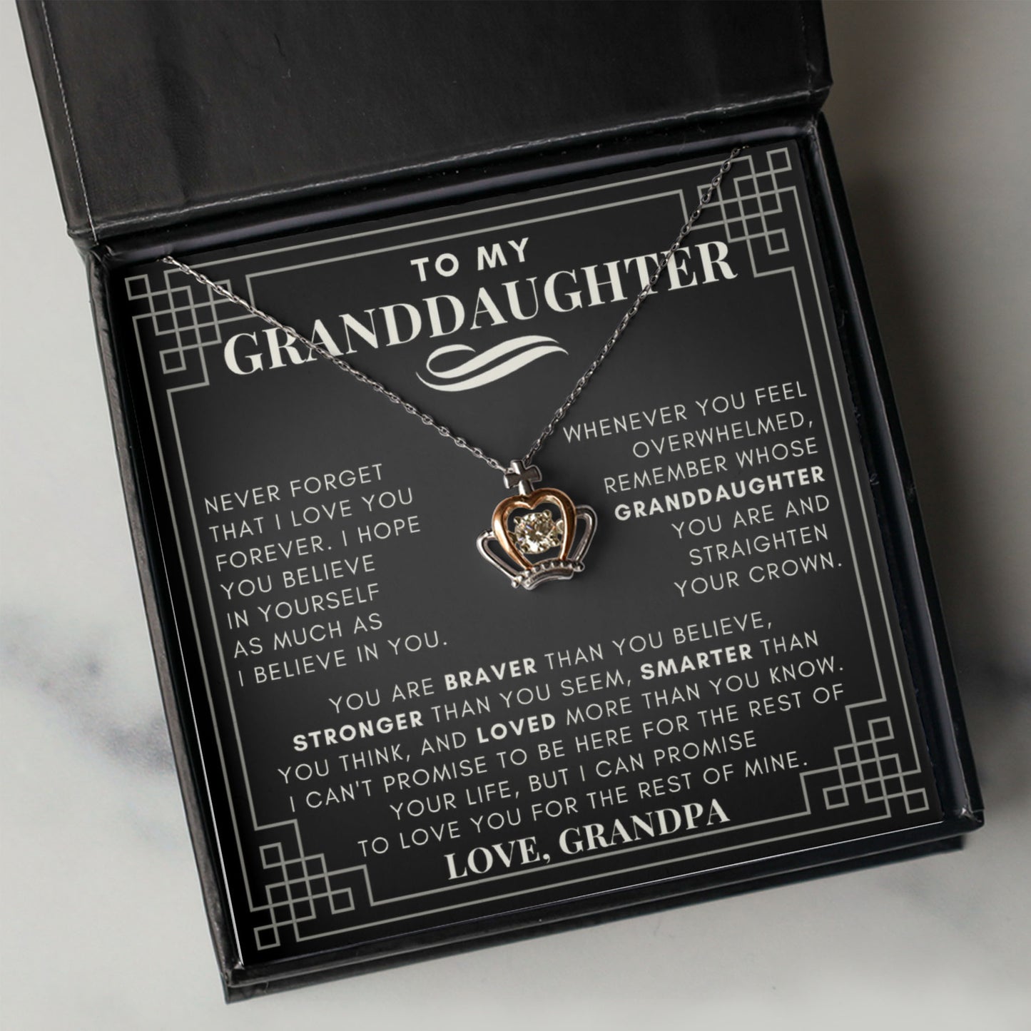 Crown Pendant Necklace