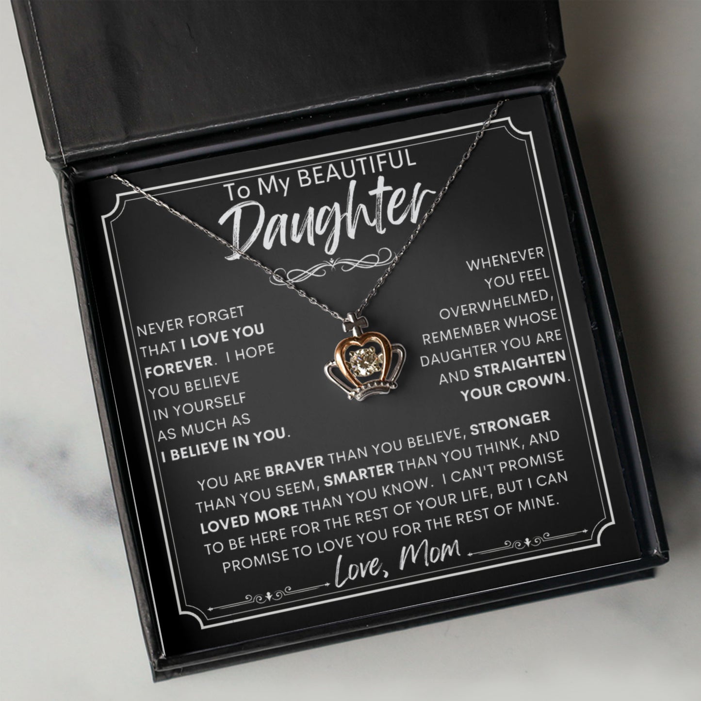 Crown Pendant Necklace
