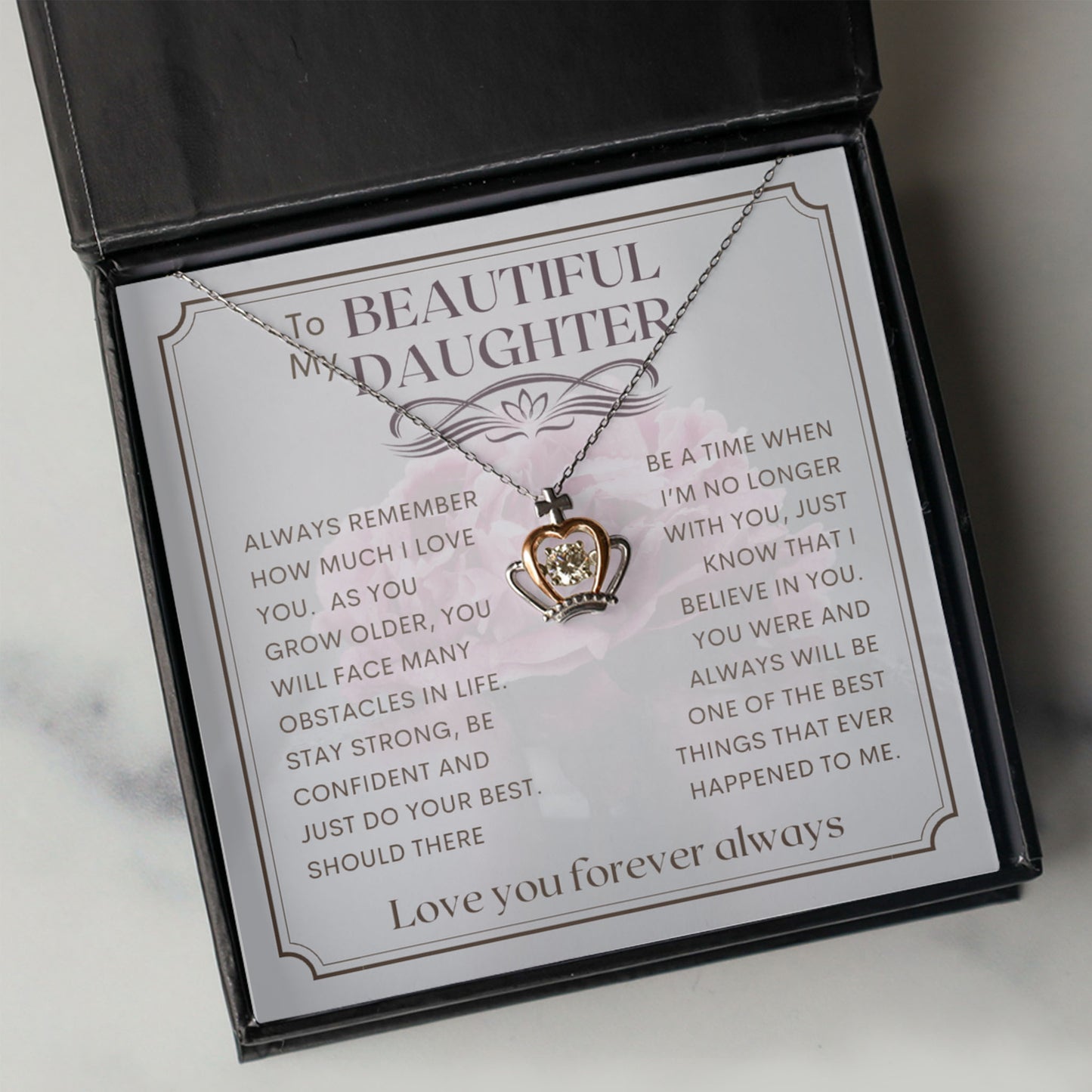 Crown Pendant Necklace