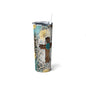 Let Me Pray Skinny Steel Tumbler with Straw, 20oz