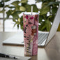 Personalize Nurse Skinny Steel Tumbler with Straw, 20oz | Tumbler with Straw,Stethoscope,Nurse Gift,Nurse Assistant