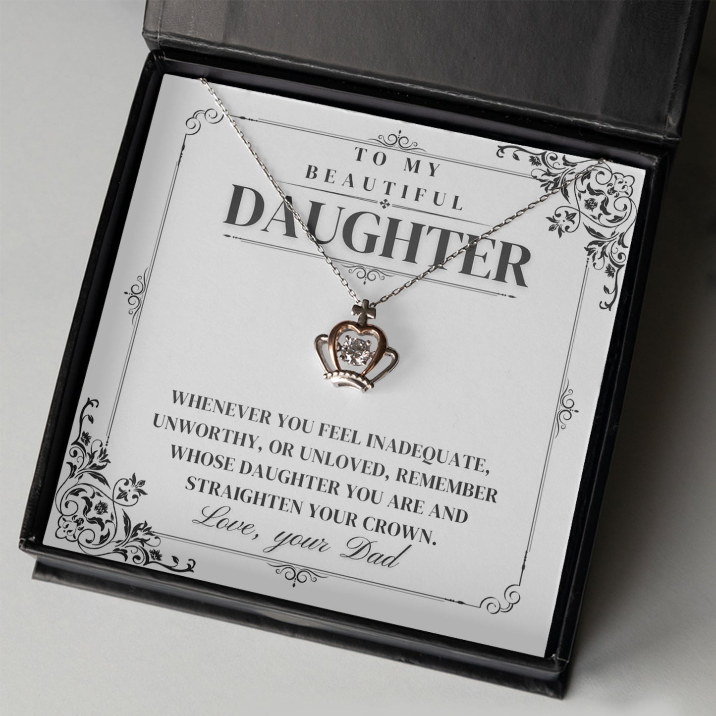 Crown Pendant Necklace