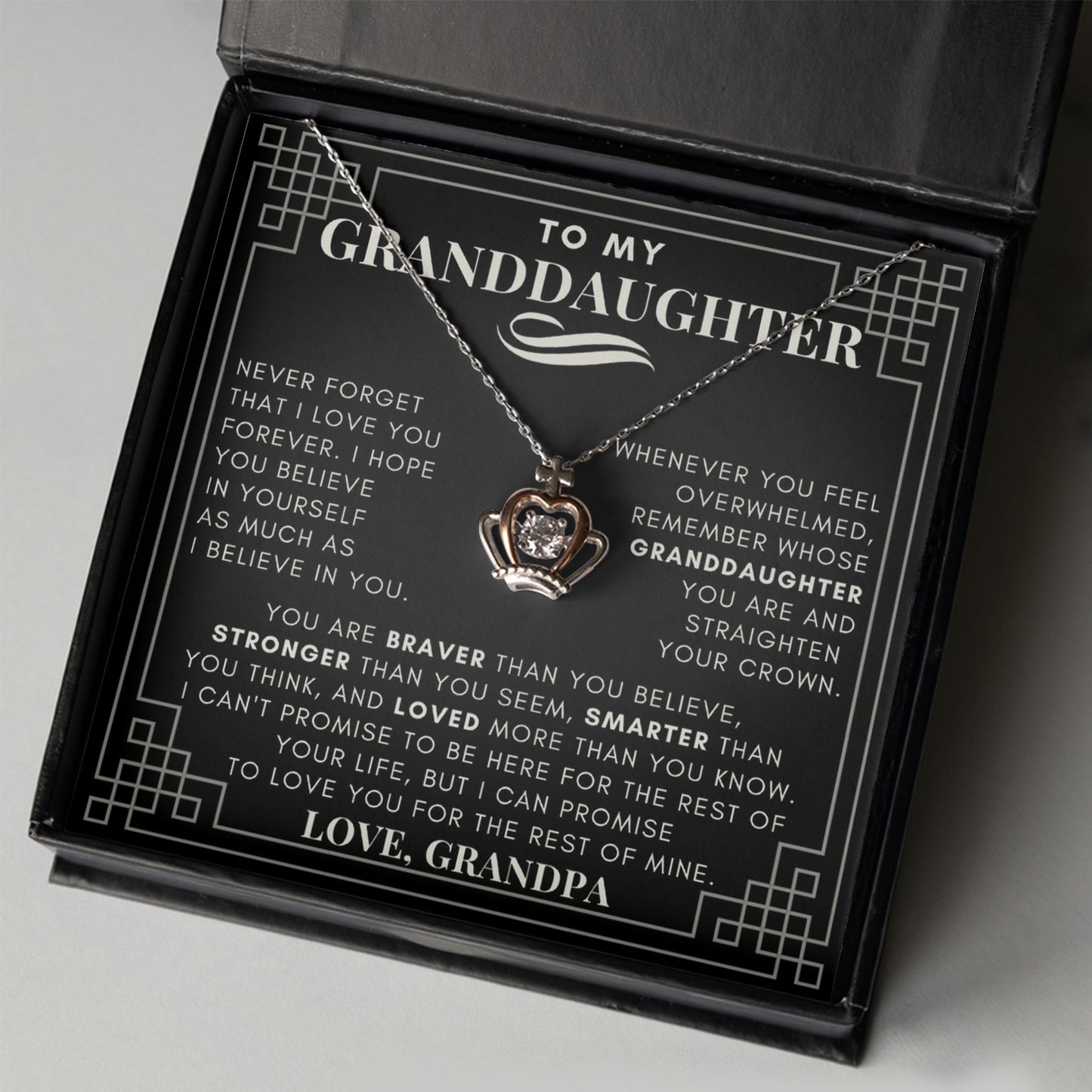 Crown Pendant Necklace