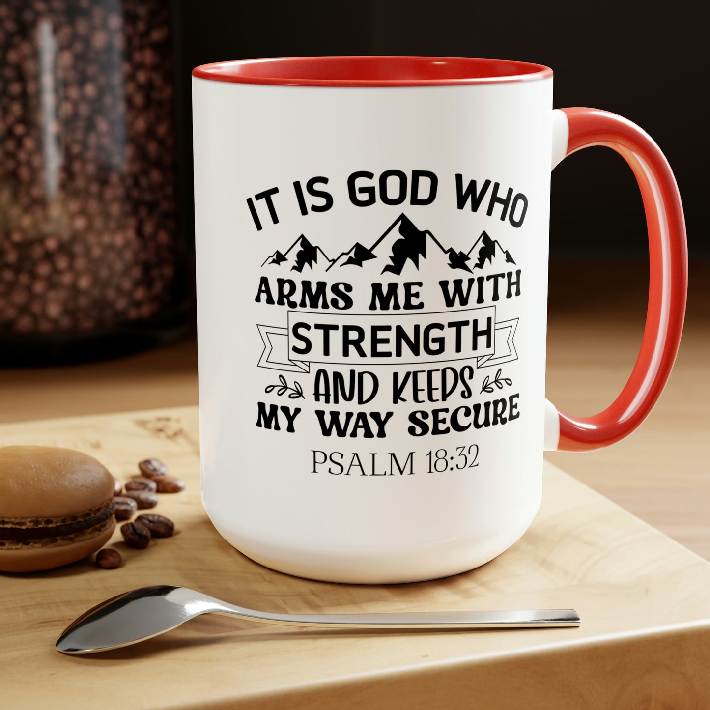 Two-Tone Coffee Mugs, 15oz
