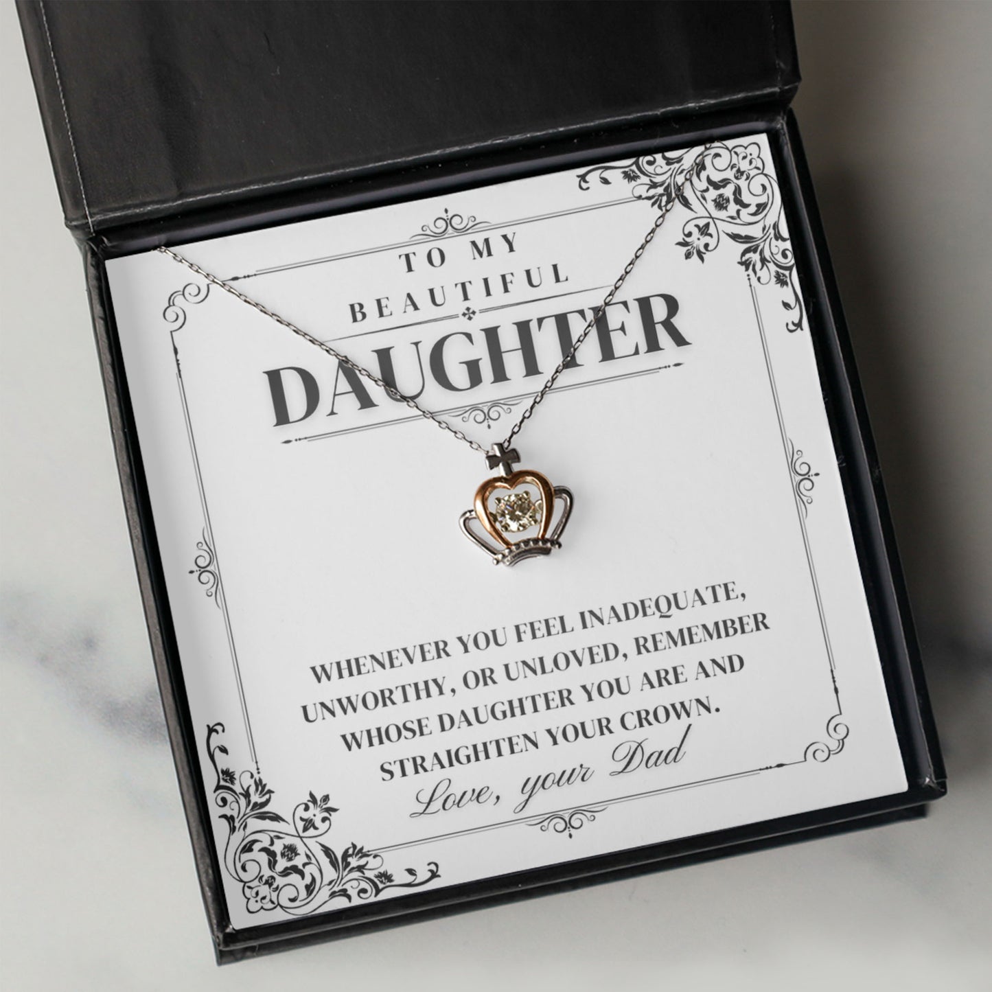 Crown Pendant Necklace