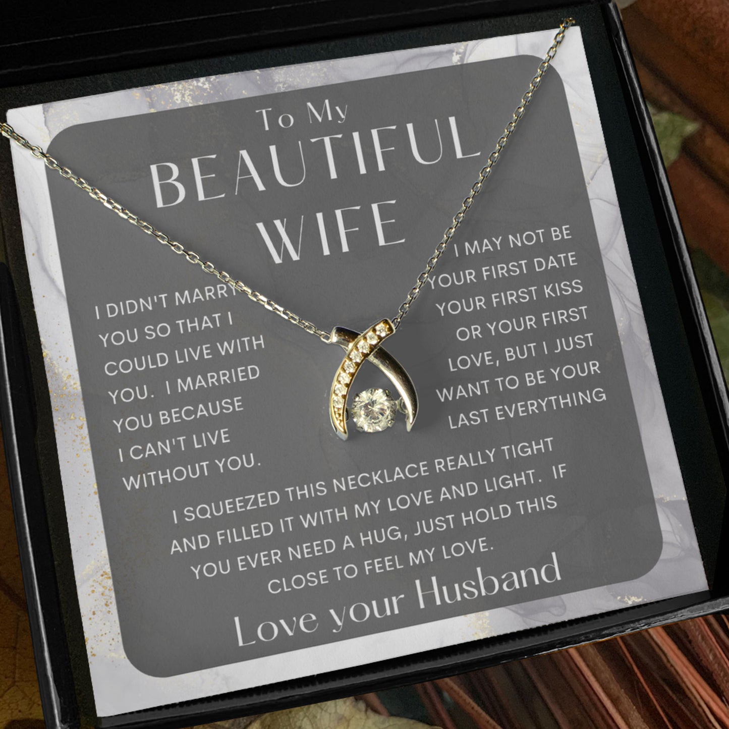 Wishbone Dancing Necklace