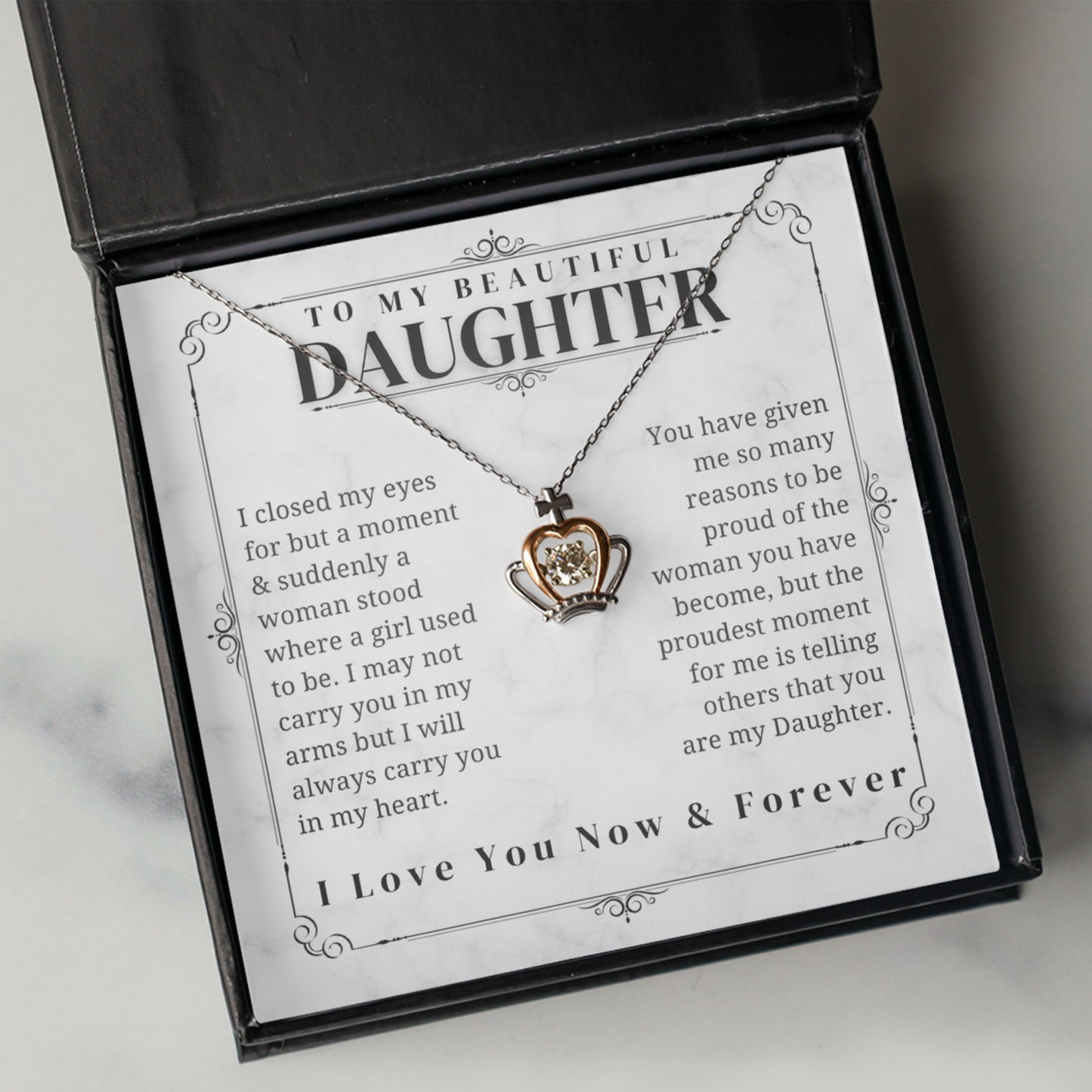 Crown Pendant Necklace
