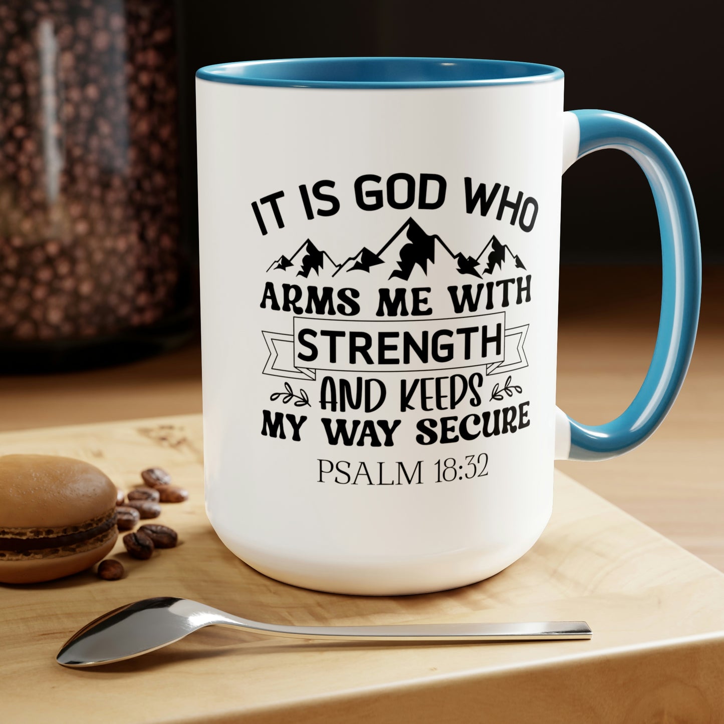 Two-Tone Coffee Mugs, 15oz