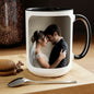 Personalized Two-Tone Coffee Mugs, 15oz | Bridal Shower Gift, Anniversary Gift, Newlywed Gift