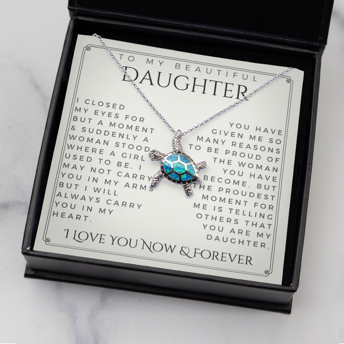 Opal Turtle Necklace