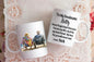 Personalized To My Soulmate Couple on the Beach Mug 15oz
