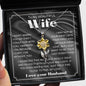 Sunflower Pendant Necklace