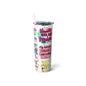 Mother's Day Skinny Steel Tumbler with Straw, 20oz