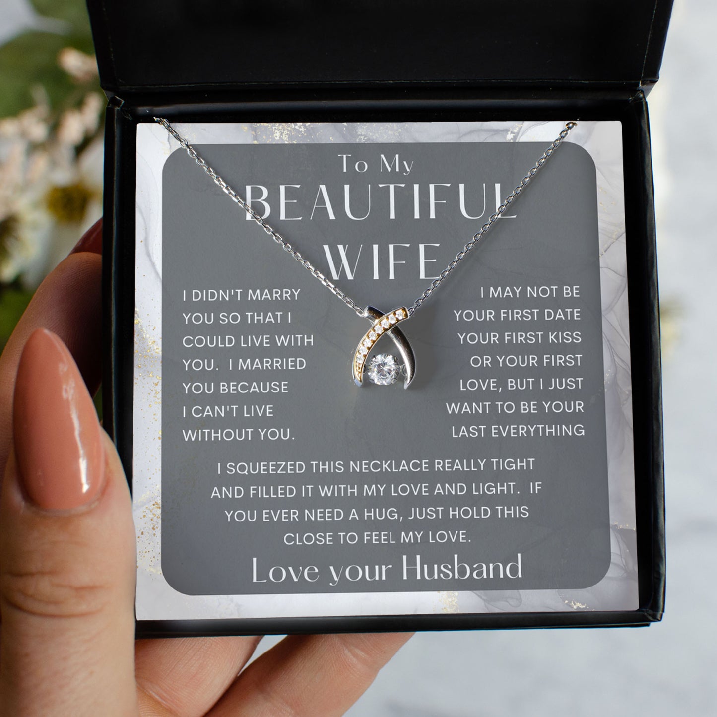 Wishbone Dancing Necklace
