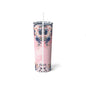To The World You Are A Mother Skinny Steel Tumbler with Straw, 20oz