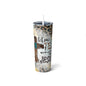 Let Me Pray Skinny Steel Tumbler with Straw, 20oz