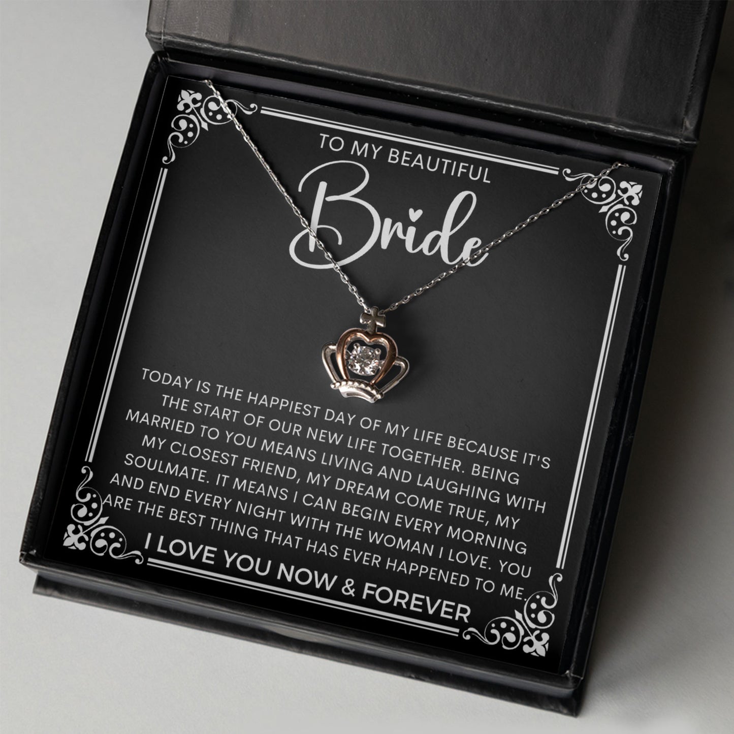 Crown Pendant Necklace