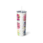 Mother's Day Skinny Steel Tumbler with Straw, 20oz