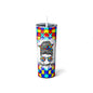 Autism Mom Skinny Steel Tumbler with Straw, 20oz