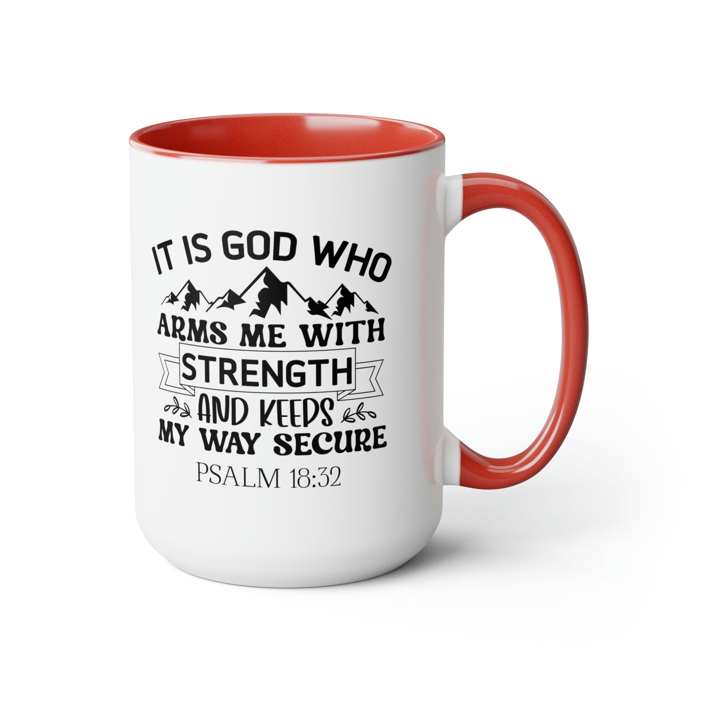 Two-Tone Coffee Mugs, 15oz