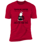T-Shirt Touch My Coffee I Will Slap You So Hard Even Google Won't Be Able To Find You (Black letters,Bunny)