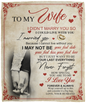 TO MY WIFE | NEVER FORGET | Cozy Plush Fleece Blanket - 50x60 Gift for wife, Anniversary gift, Birthday gift, Wife gift ideas