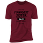 T-Shirt I'm the Youngest Sister Rules Don't Apply To Me (Black Letters)