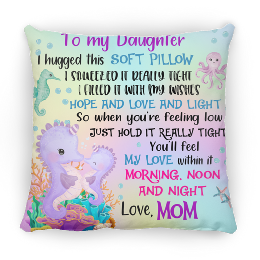 To My Daughter Pillow | Gift from Mom, Daughter gift, Mom to Daughter gift