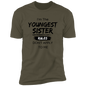 T-Shirt I'm the Youngest Sister Rules Don't Apply To Me (Black Letters)