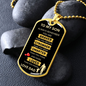 TO MY SON DOG TAG | To Son Gift From Dad, To My Son Dog Tag, Jewelry Gift For Son, Christmas Gift for Son