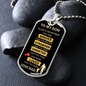 TO MY SON DOG TAG | To Son Gift From Dad, To My Son Dog Tag, Jewelry Gift For Son, Christmas Gift for Son