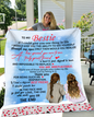 TO MY BESTIE Cozy Plush Fleece Blanket - 50x60