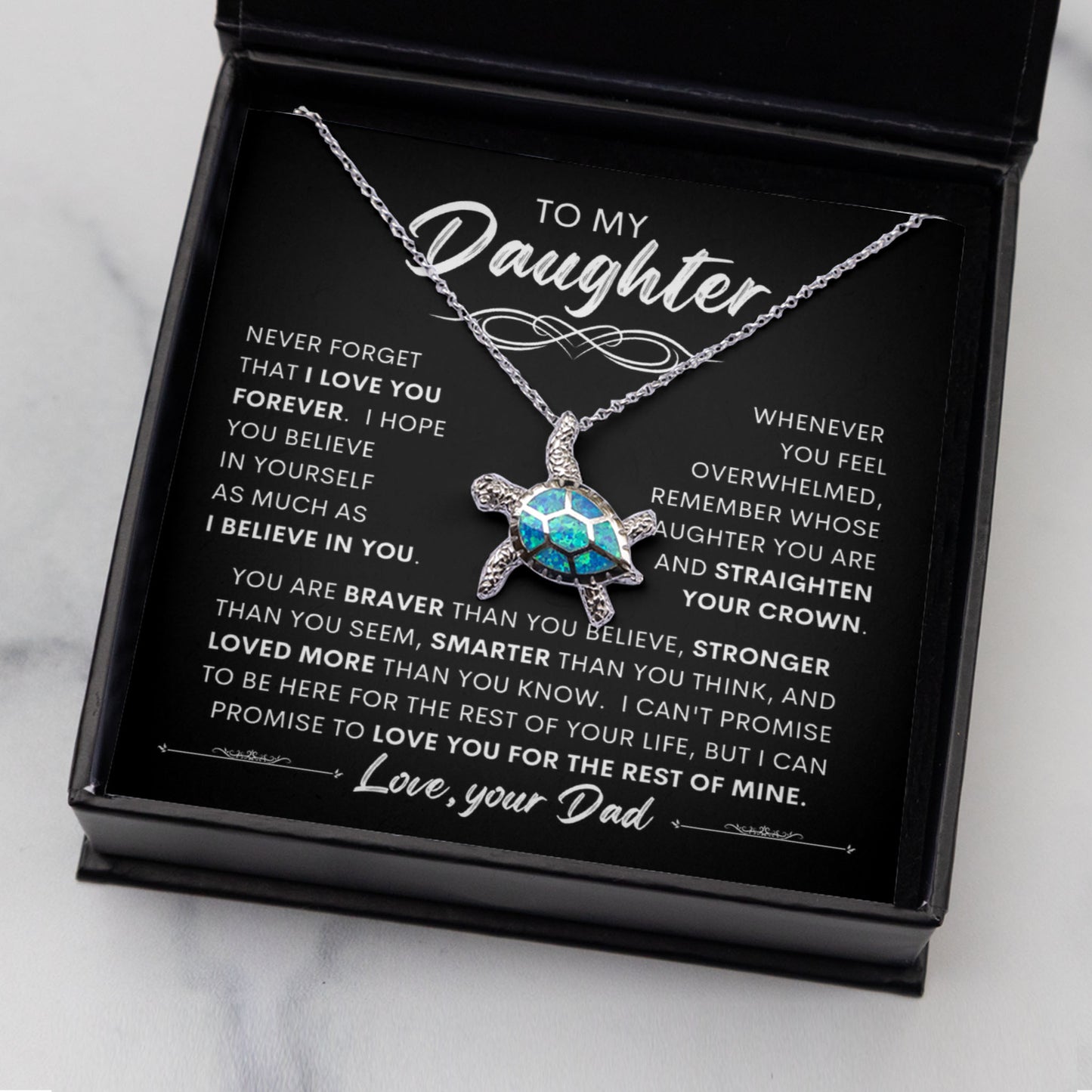 Opal Turtle Necklace
