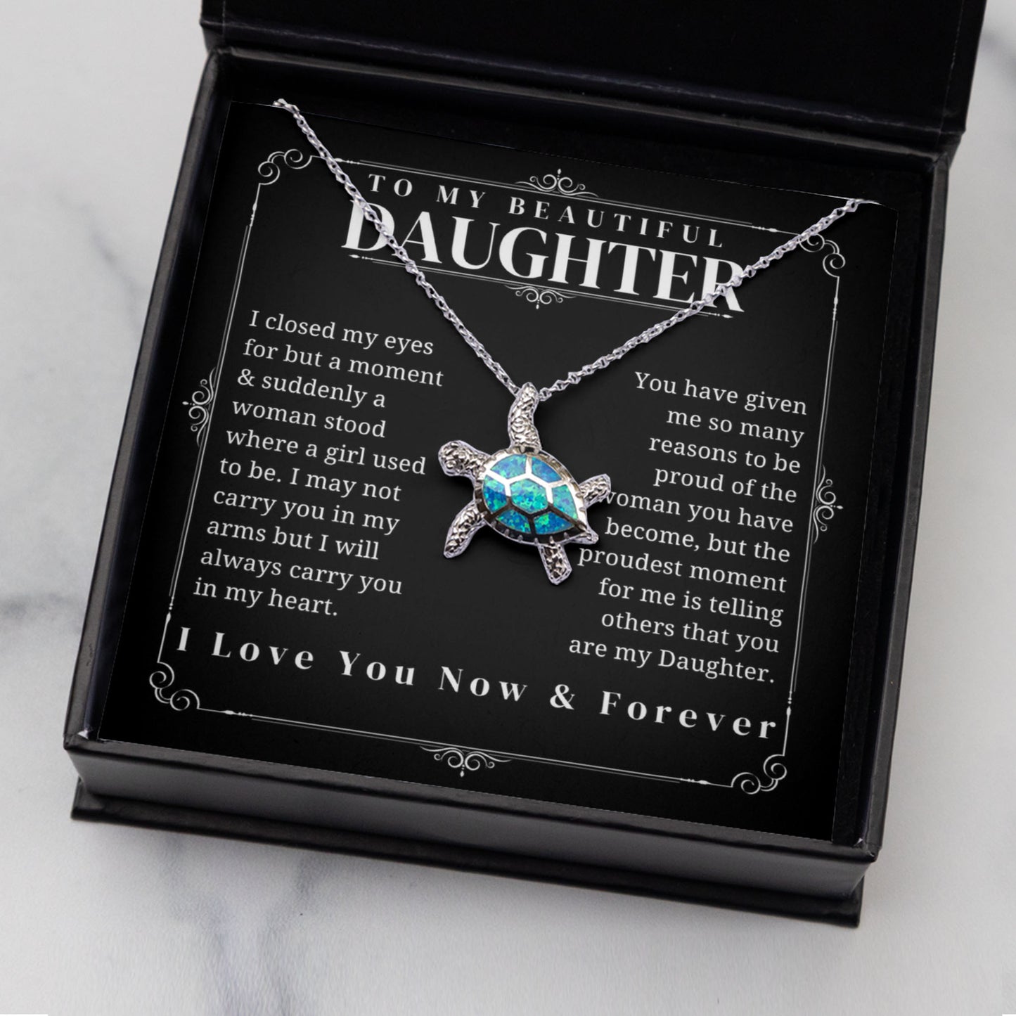 Opal Turtle Necklace