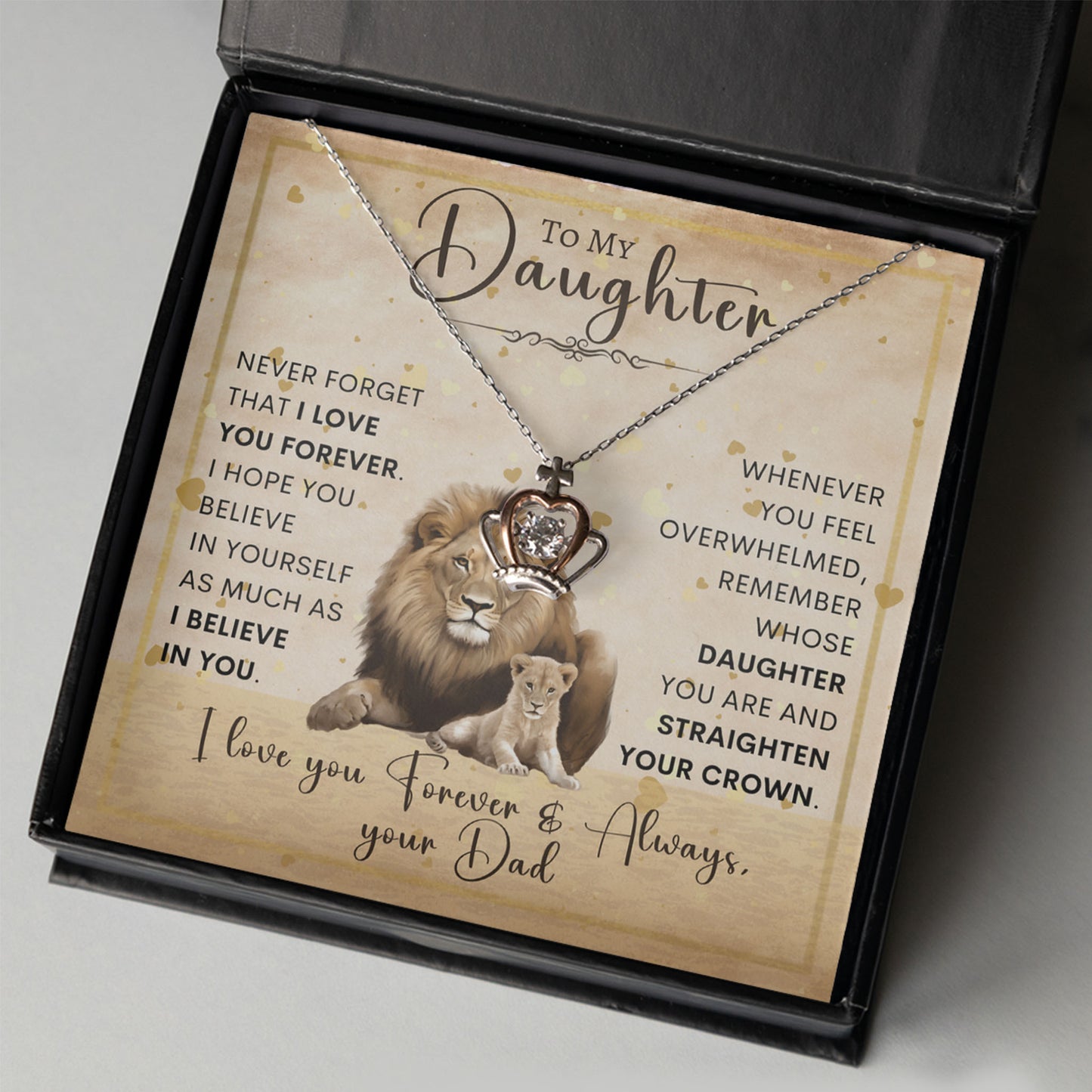 Crown Pendant Necklace