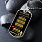 TO MY SON DOG TAG | To Son Gift From Dad, To My Son Dog Tag, Jewelry Gift For Son, Christmas Gift for Son