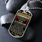 TO MY GRANDDAUGHTER DOG TAG | Granddaughter Gift, To My Granddaughter, Gift From Grandma