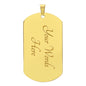 TO MY MAN DOG TAG | FIRST KISS FIRST DATE FIRST LOVE