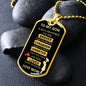 TO MY SON DOG TAG | To Son Gift From Mom, To My Son Dog Tag, Jewelry Gift For Son Christmas Gift Son
