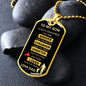 TO MY SON DOG TAG | To Son Gift From Dad, To My Son Dog Tag, Jewelry Gift For Son, Christmas Gift for Son