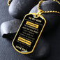 TO MY SON DOG TAG | To Son Gift From Dad, To My Son Dog Tag, Birthday gift for him