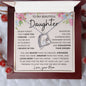 TO MY BEAUTIFUL DAUGHTER from Mom | Daughter Necklace, Birthday Gift, Mother Daughter Gift, Gifts For Daughter, Gift From Mom