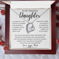TO MY AMAZING DAUGHTER | Daughter Necklace, Birthday Gift, Mother Daughter Gift, Gifts For Daughter, Gift From Mom